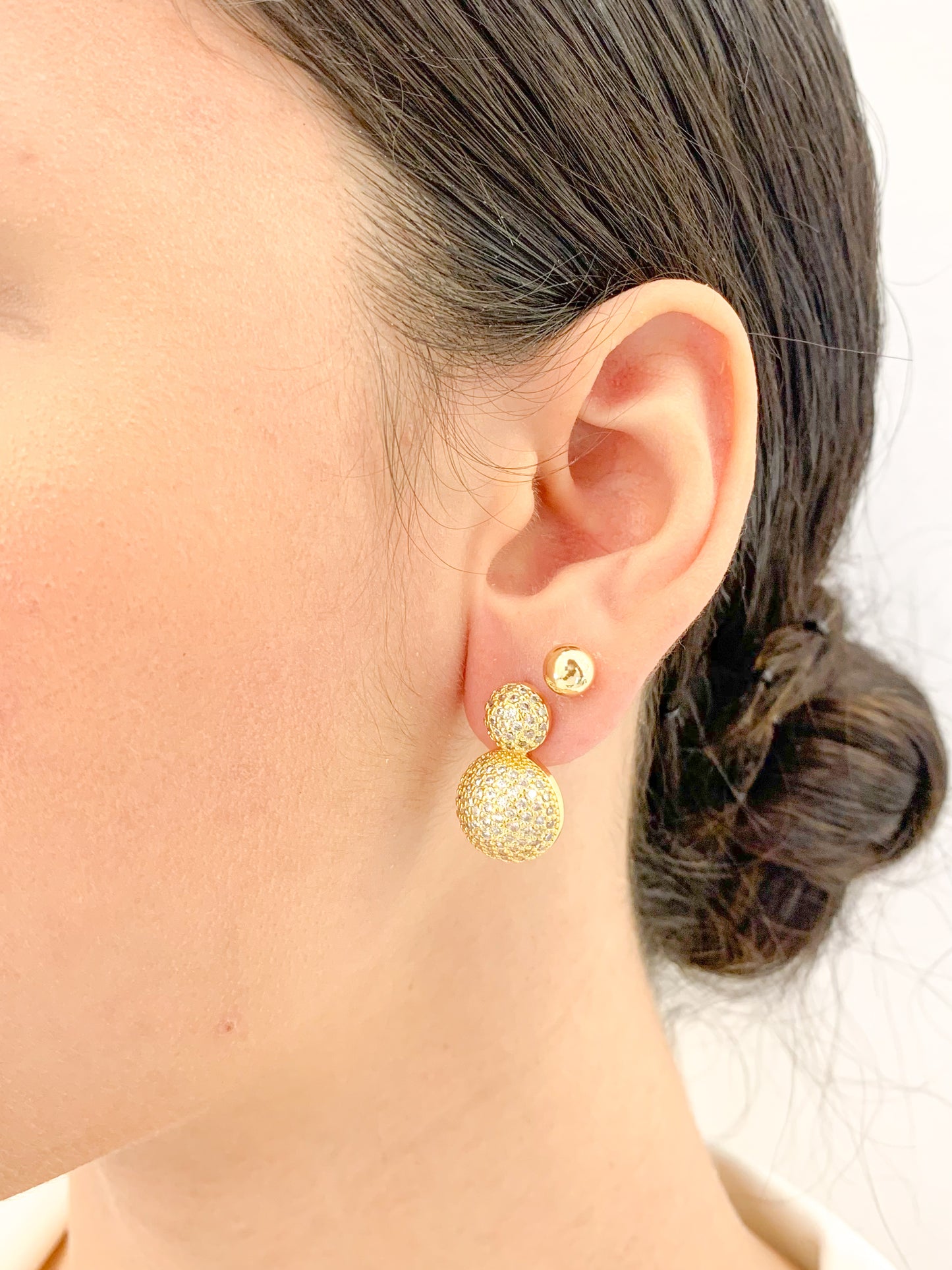 Arete Doble Balin Microzircones