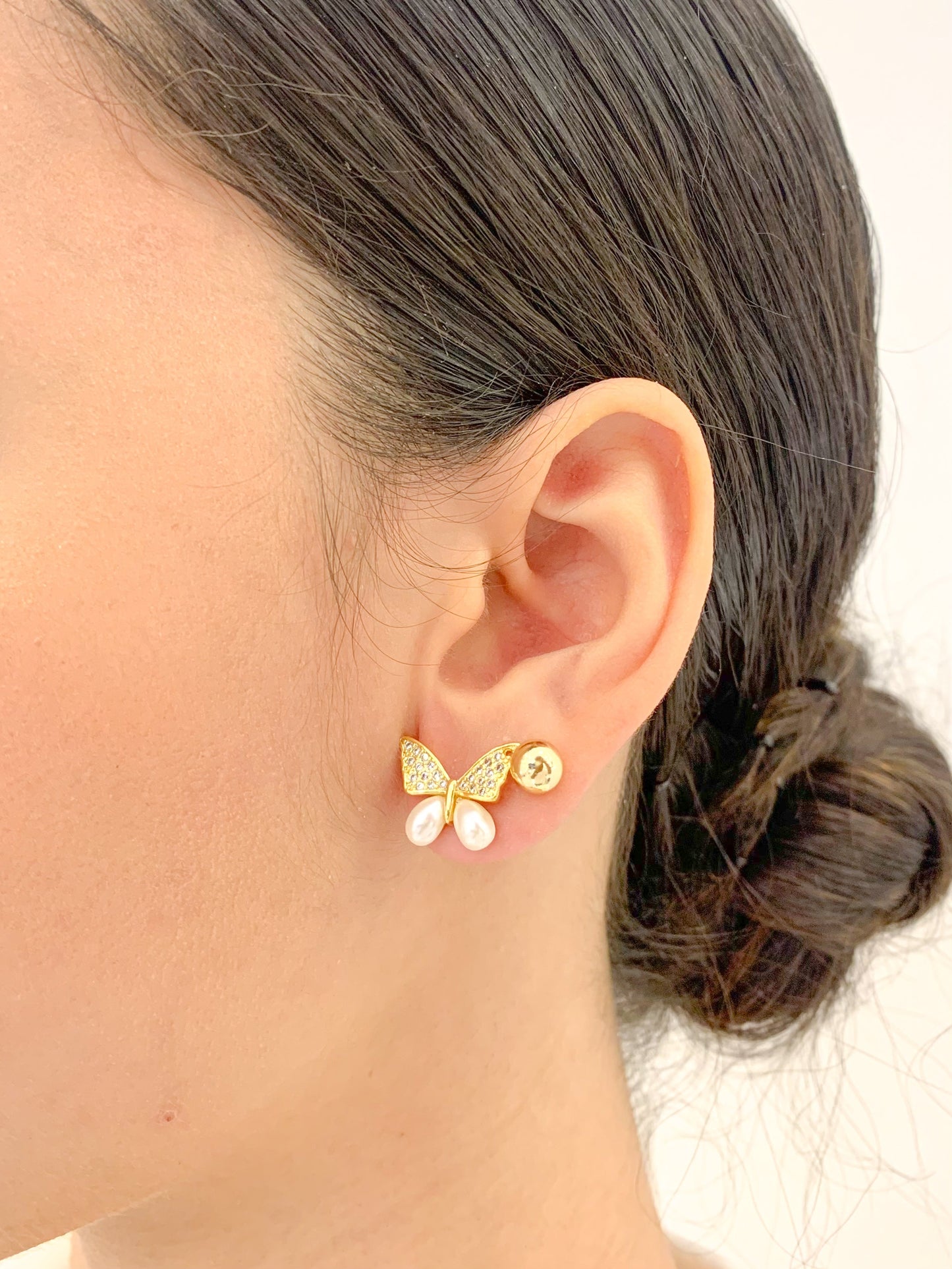 Topo Butterfly Pearl Zircons