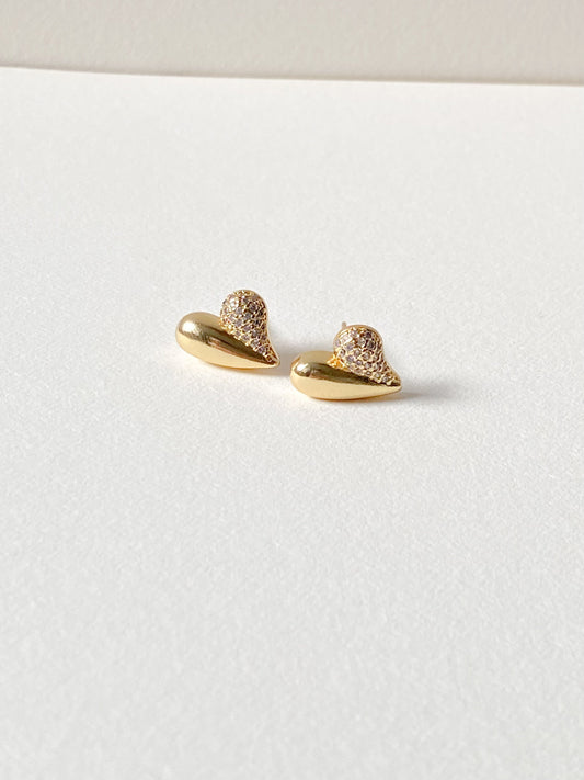 Mole Medium Heart Zircons Small